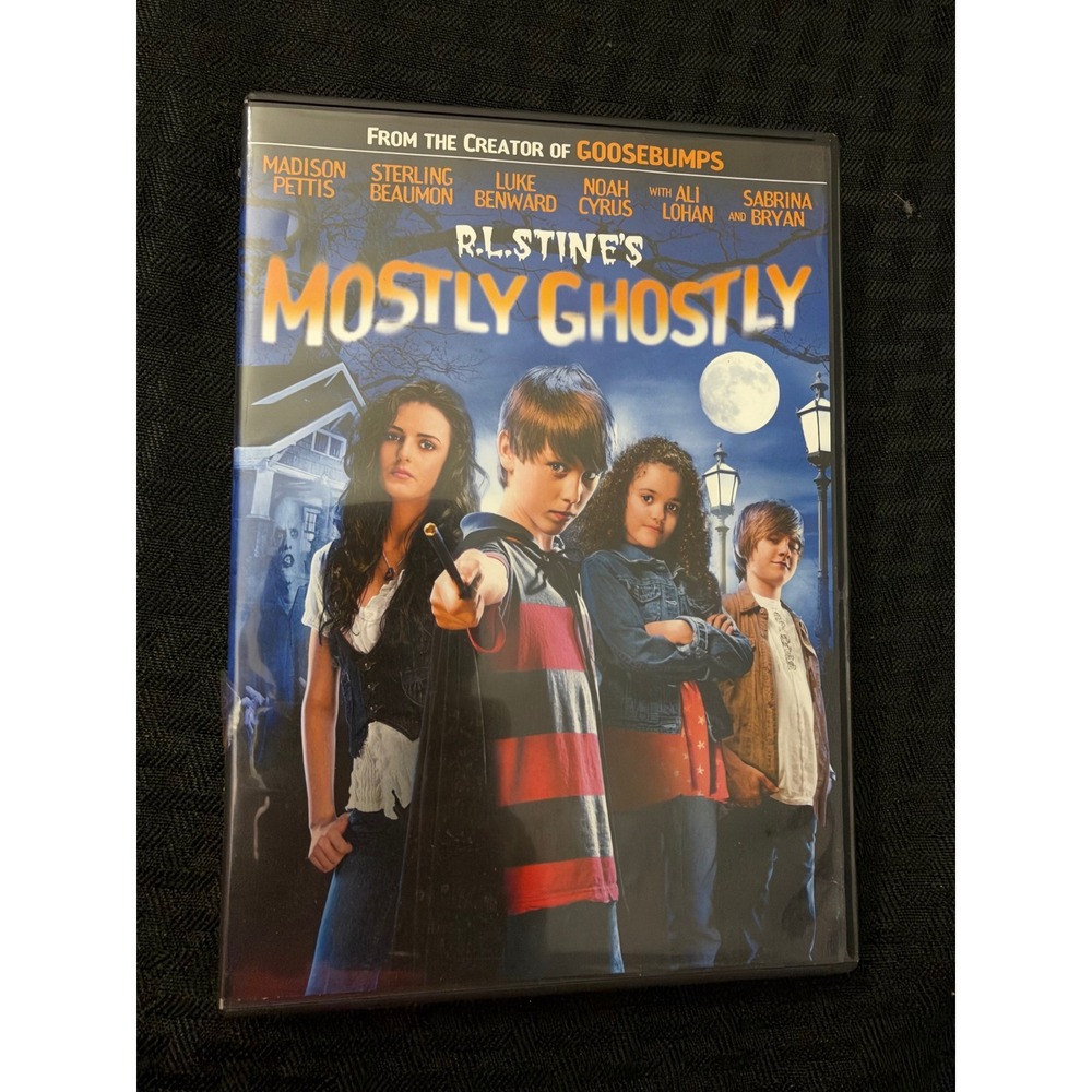 R.L. Stine Mostly Ghostly DVD 2008 Goosebumps Halloween Kids Horror Y2K  Spooky